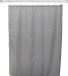 Tendance Rideau de douche et barre de suspension - extensible 70-120 cm - gris - avec anneaux - lavable