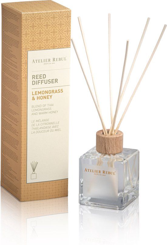 Atelier Rebul Lemongrass & Honey Geurstokjes (120ml)