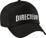 Bellatio Decorations Petje Directeur Zwart Polyester Unisex Volwassenen