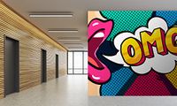 Oedim Comic Omg Vinyl Wall Photo Mural