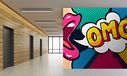 Oedim Comic Omg Vinyl Wall Photo Mural