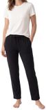 Schiesser Dames pyjama Mix & Relax zwart / crème