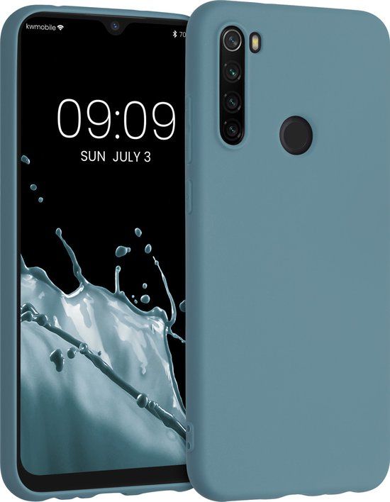 kwmobile telefoonhoesje geschikt voor Xiaomi Redmi Note 8T - Back cover in Arctische nacht