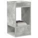 vidaXL Bijzettafel 2 stuks Beton Grijs 30 x 30 x 56 cm Bewerkt hout