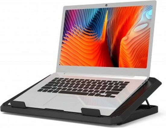 Port Designs 901099 laptop cooling pad 43,2 cm (17") Zwart