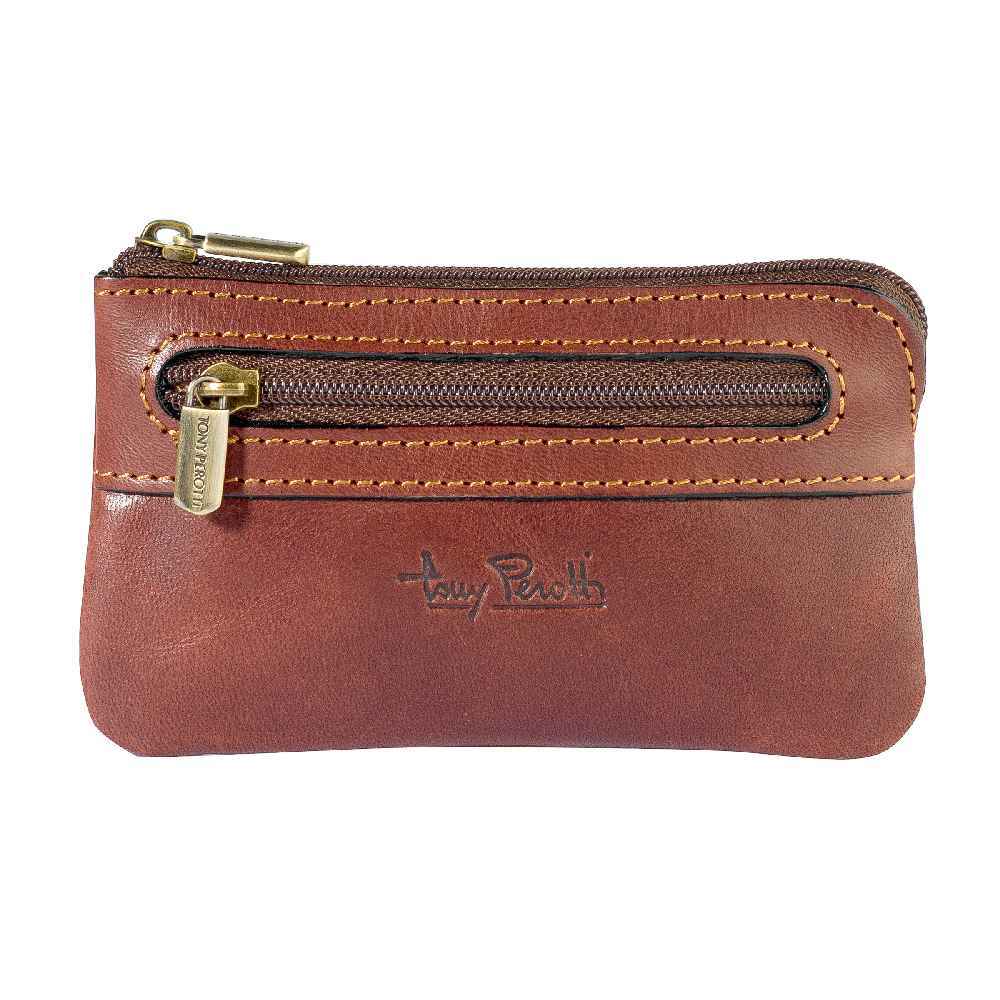 Tony Perotti Vegetale Key Pouch S donker bruin