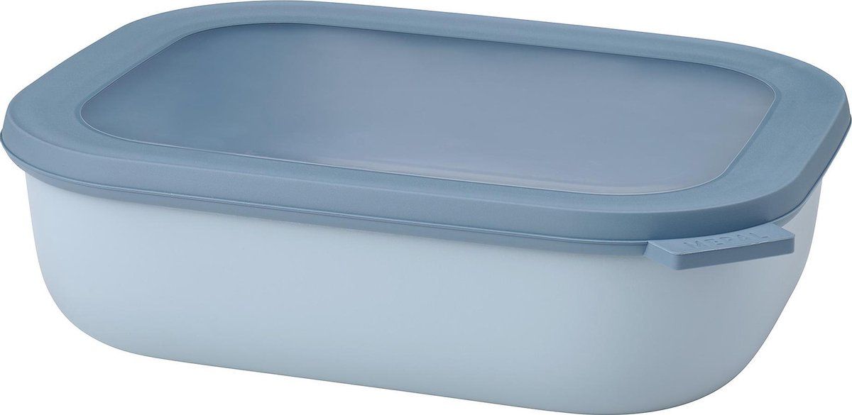 Mepal Cirqula Rechthoekig 2000 ml - Nordic Blue