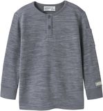 NAME IT Jongens Polo Lange Mouw Folkstone Gray