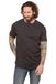 JP 1880 - Heren - Henley basic knoopsluiting korte mouwen - Antraciet - Maat XXL