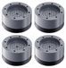 Merkloos Wasmachinevoetjes trillingsdempers wasmachine - 4 stuks - Antislip - Schokdemper
