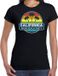 Bellatio Decorations California Zomer T-shirt Dames Zwart XS