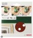 Bosch 5-delige schuurbladset voor excenterschuurmachines 150 mm geperforeerd - korrel 180