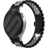 Strap-it Samsung Bracelet acier Jubilee Samsung Galaxy Watch 7 - 44mm (noir/argent)