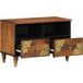 Maison Exclusive - Meuble TV miel 70 x 33 x 46 cm bois de manguier massif