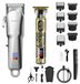 Haarstylist voor mannen - Professionele T-Blade-trimmer - Set B - Draadloos - Oplaadbaar via USB-C - Roestvrijstalen mes - Snijlengte onder 0,5 mm - 85 minuten gebruikstijd