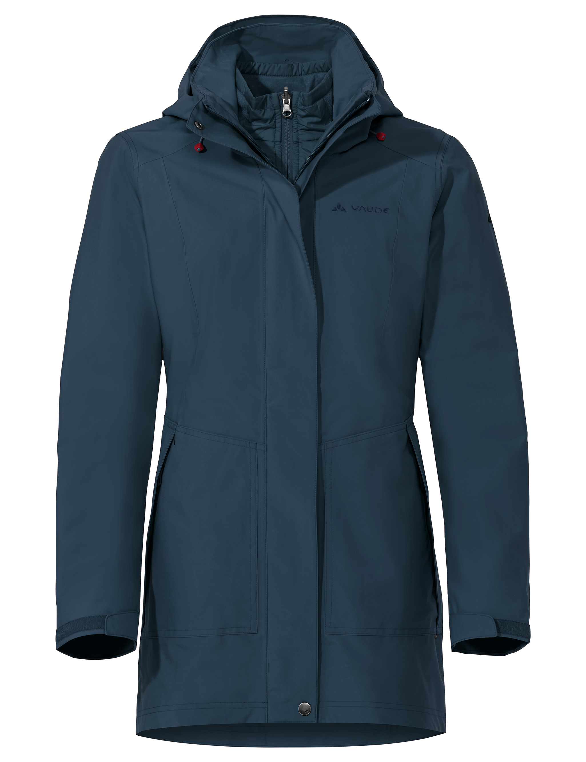 VAUDE Women&#39;s Idris 3in1 Parka III / dark sea / Dames / 46 / 2022