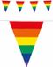 Merkloos / Sans marque Haza-Witbaard 3x Regenboog vlaggenlijn