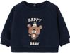Vertbaudet Baby sweater met lange mouwen marineblauw