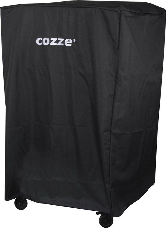 Cozze Beschermhoes voor Combinatie Pizza Oven met Trolley - Zwart - Textiel