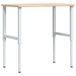 Syfax Massief Eikenhout Werkbank Rechthoekig 100x60x(71,5-98) cm