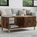 Maison Exclusive Table basse, chêne fumé, 90 x 50 x 40 cm, panneau de particules