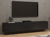Mobistoxx AVATAR Meuble tv-hifi 2 portes noir