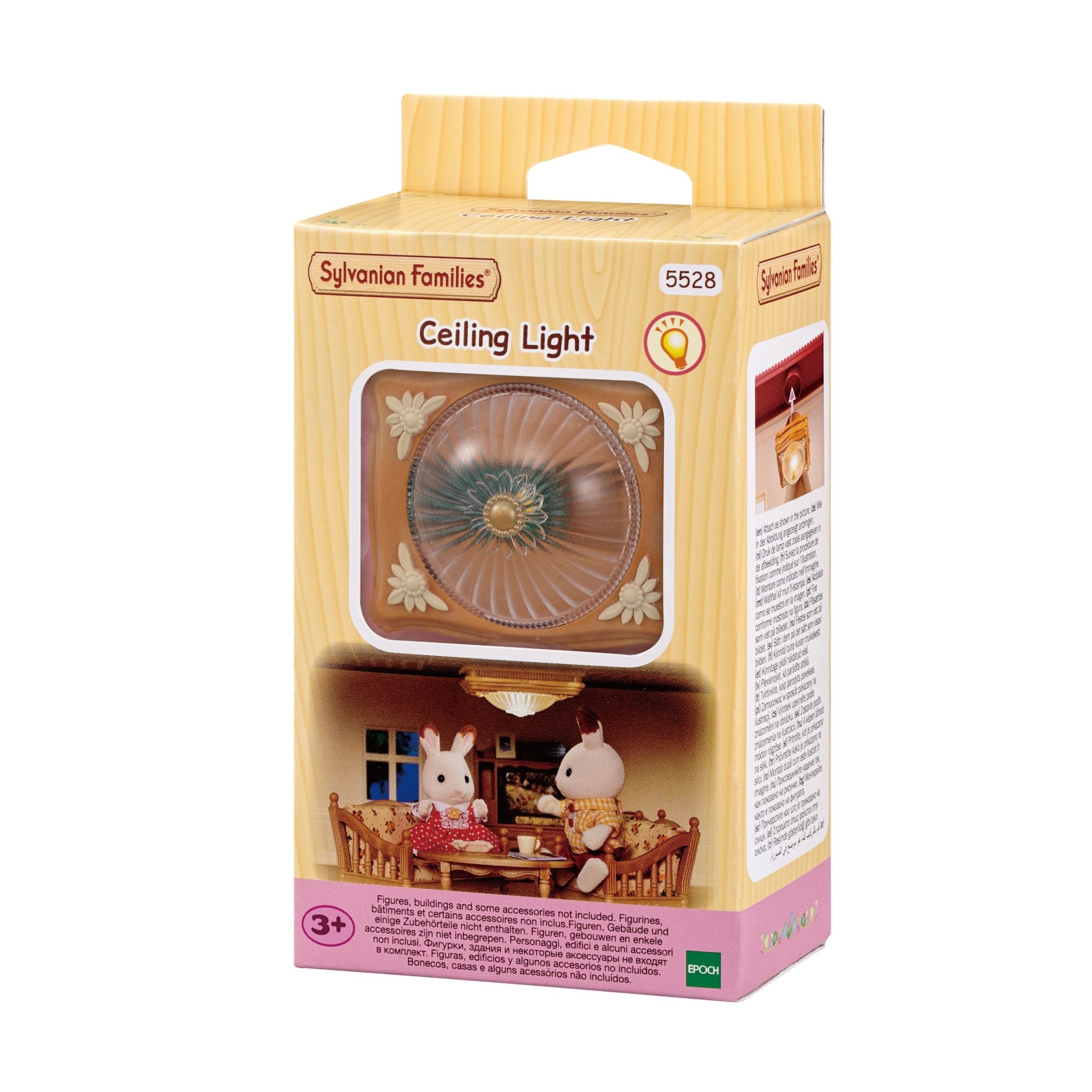 Sylvanian Families Plafondlamp - Geschikt voor 5303 Startershuis en 5302 Grote Landhuis met Verlichting