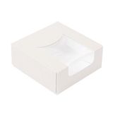 50 Thepack 50 stuks sushicontainers + venster 23 x 23 x 5 cm, wit