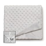 Amazon babydeken model Bubles grijs