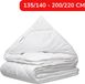 alpina Dekbed 140 x 200 cm - 4 Seizoenen Dekbed 1 Persoons - Wit