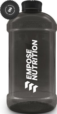 Empose Nutrition Water Jug - 2.2L - Black - Plastic Water Bottle