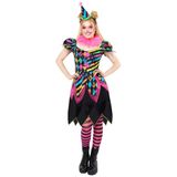 amscan Women's Halloween Funhouse Horror Clown Fancy Dress Costume