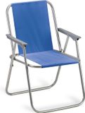 Biacchi Gianfranco S1526012 Campingstoel Blauw Staal PVC Vouwstoel