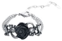 Alchemy Gothic Bacchanal Rose Armband zilverkleurig Staal - Gothic