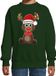 Bellatio Decorations Kersttrui/sweater voor jongens/meisjes - Merry Christmas - groen - Kerst rendier 170/176