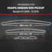 HEYNER® Essuie-glace pour HUAPU JINDIAN 009 PICKUP 01.2009 - 12.2016, Essuie-glace plat hybride, Aérodynamique & Flexible, Revêtement nanographique