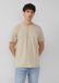 s.Oliver - Heren - T-shirt met borstzak in vlamgarenstructuur - Beige - XXL