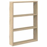 vidaXL Wandschap 43x9x60 cm bewerkt hout sonoma eikenkleurig