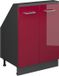 Vicco Rion Kast voor schuine wand – met 2 deuren Rood hoogglans/antraciet