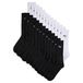 PUMA Chaussettes hautes Unisexe (lot de 12), Vêtements, Noir, 43-46