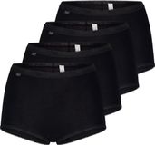 sloggi Dames Maxi slip 4 pack Basic+ Zwart L (40)