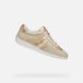 GEOX MYRIA DAMES Sneakers - LICHTGOUD/LICHTBEIGE - Maat 37