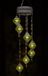 Halay Hanglamp multicolour groen wit glas mozaïek Oosterse lamp kroonluchter Crèmewit 7 bollen