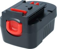 vhbw Akku kompatibel mit Black & Decker HP146F2B, HP142KD, HP146F2, FS14PSK, HP142K, FS1402D, FS14PS, FS1400D-2 Werkzeug (1500 mAh, NiMH, 14,4 V)