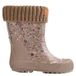 Wheat Rubber Gebloemde Regenlaarzen - Bruin/Paars