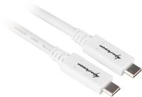 Sharkoon USB-C naar USB-C kabel 0.5 meter Wit