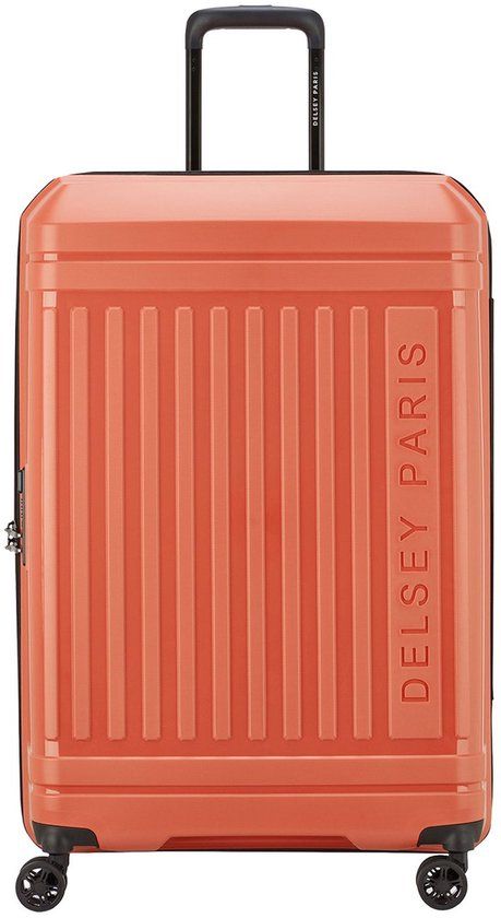 Delsey Lutece SE Spinner 75 cm - Uitbreidbaar 99/105 liter - 75x49x32/34 cm - sunset