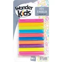 Wonderkids Pâte à modeler bâtons fluo (x10)