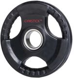 Gymstick Rubber 20kg disque de poids noir