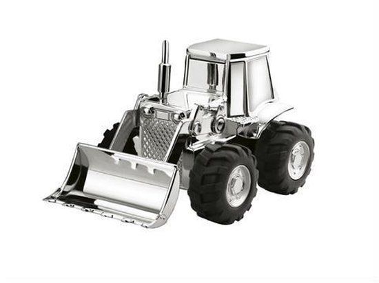 Zilverstad Spaarpot Trekker verzilverd - Jongens en meisjes - Kraamcadeau - 0 jaar+